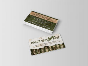 March Hare Made Business Cards