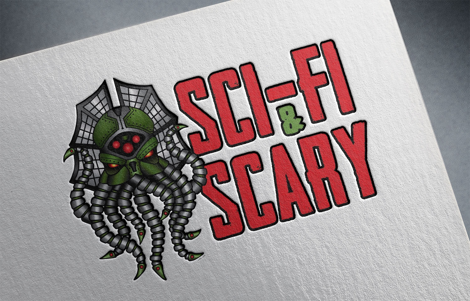 SCI-FI and Scary Logo