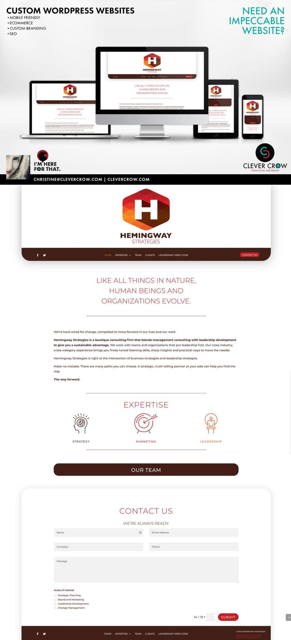 Hemingway Strategies Website