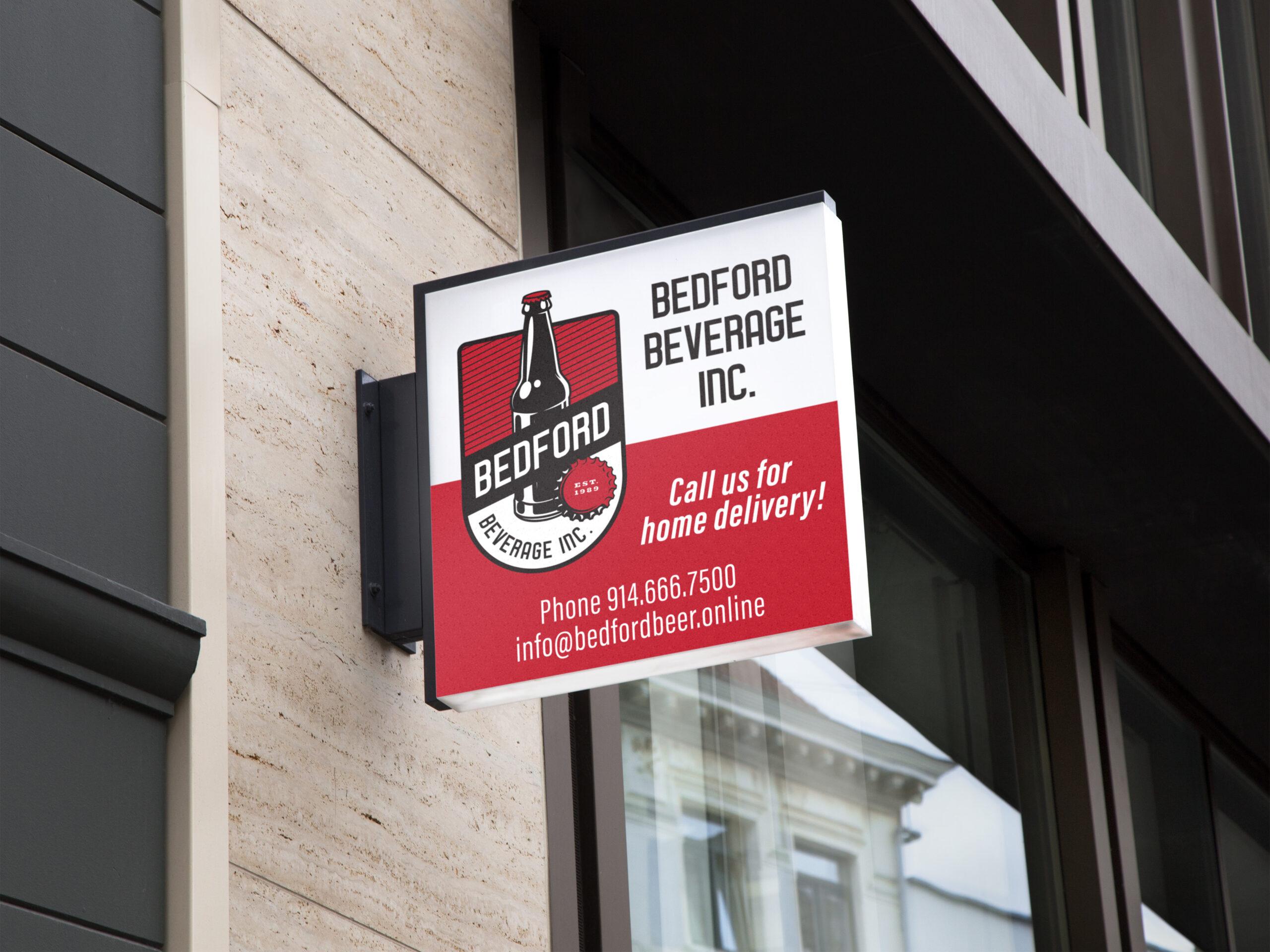 Bedford Beverage Sign