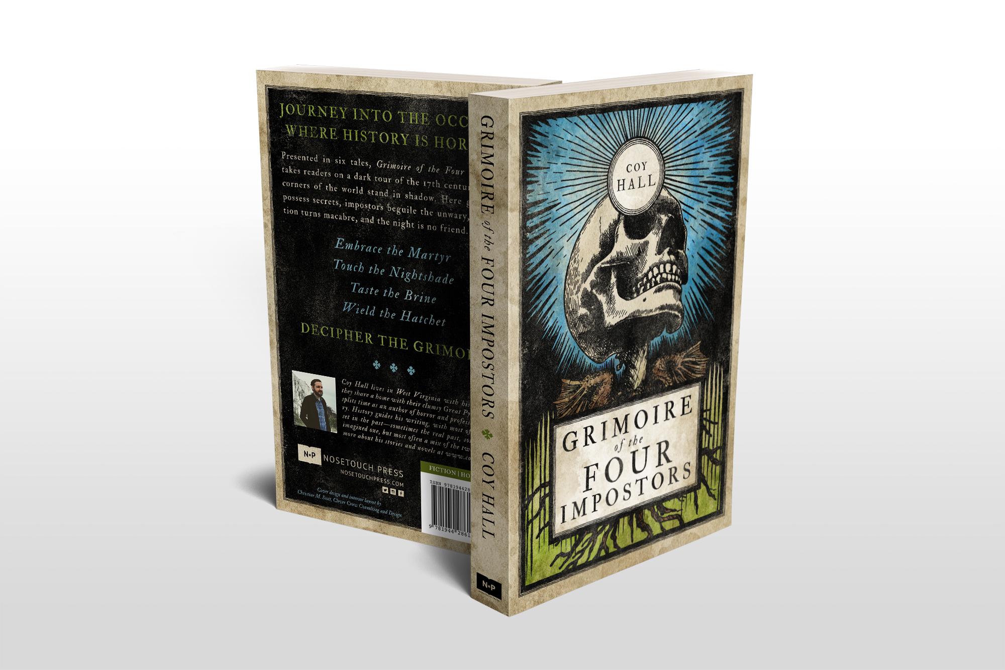 Grimoire of the Four Impostors Book Cover and Interior Design