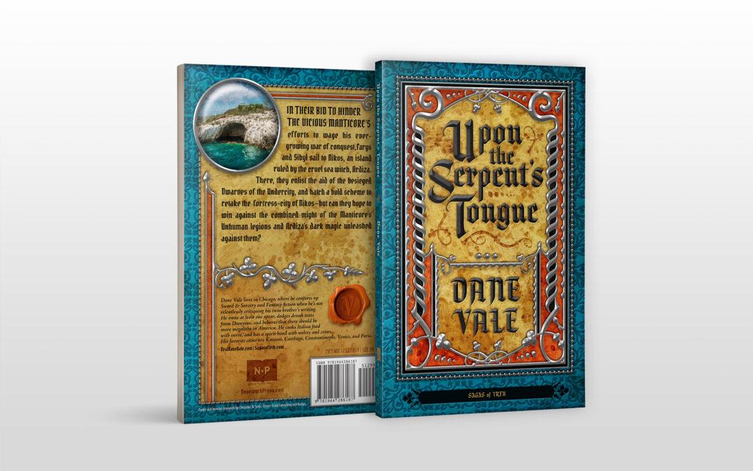 Upon the Serpent’s Tongue Cover & Interior Design