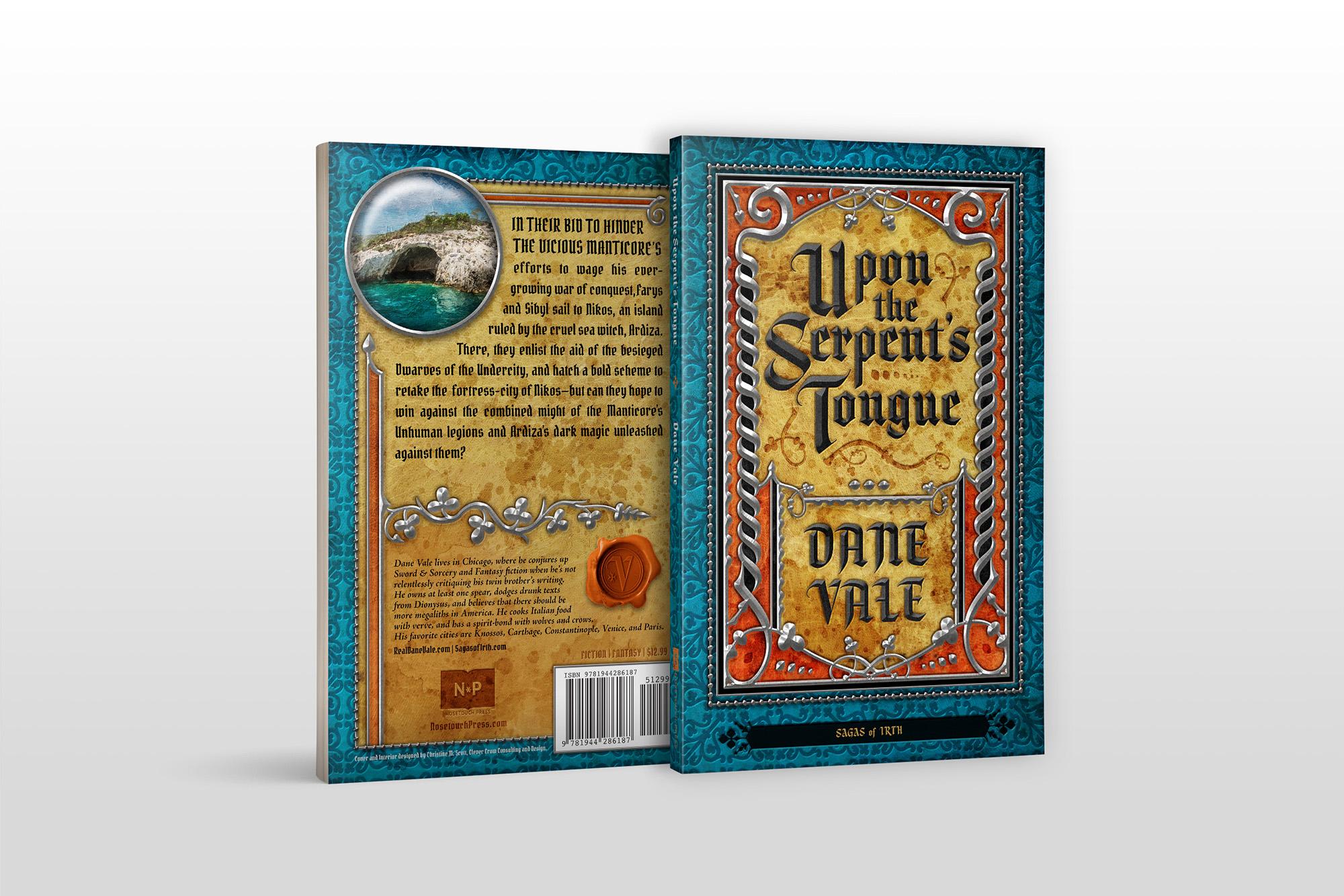 Upon the Serpent’s Tongue Cover & Interior Design