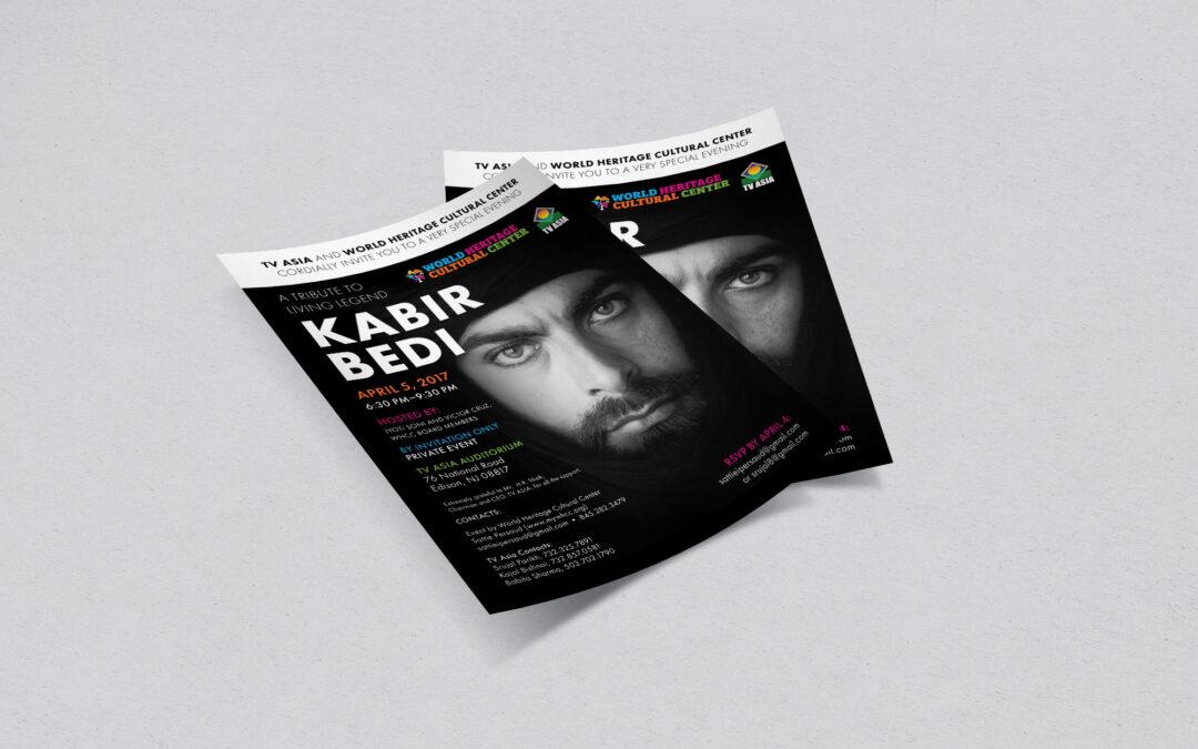 Kabir Bedi Flyer